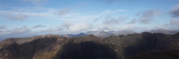 View towards Ben Nevis, Glencoe, November 2014