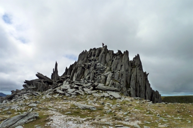 Atop Castell y Gwnt, July 2015 